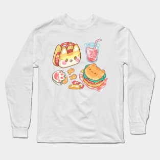 Cat Burger Combo Long Sleeve T-Shirt